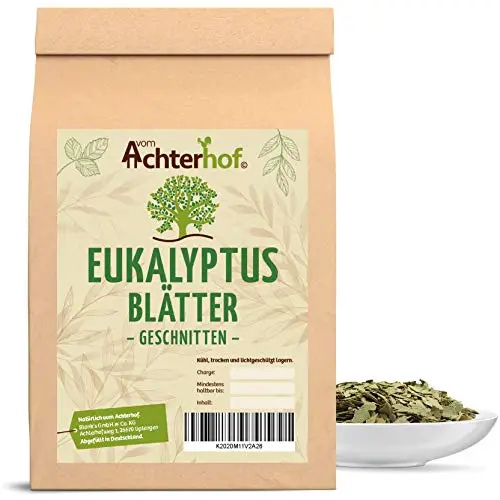 250 g Eukalyptusblätter geschnitten Eukalyptusblättertee Kräutertee Eukalyptus Natürlich vom Achterhof