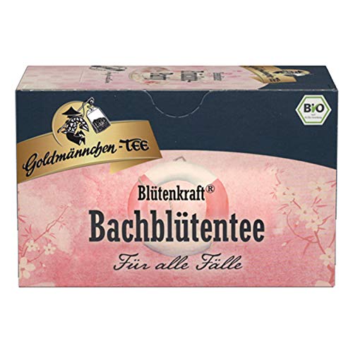 Goldmännchen Bachblüten Tee Blütenkraft Rettung, Blütentee, 20 einzeln versiegelte Teebeutel
