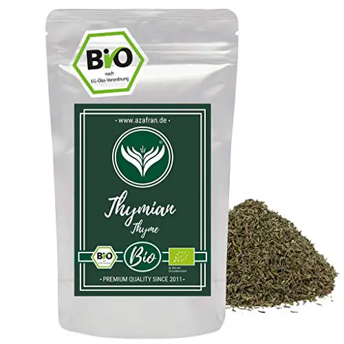 Azafran BIO Thymian getrocknet und gerebelt - Perfekt auch als Thymian Tee 250g