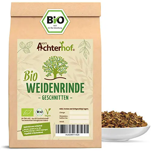 Weidenrinde BIO (250g) geschnitten getrocknet Bio-Weidenrindentee vom-Achterhof