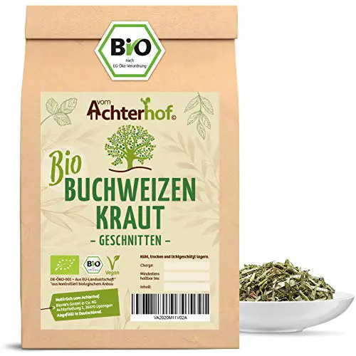 Buchweizentee Bio (500g) | Buchweizenkraut geschnitten | Buchweizen Tee | vom Achterhof
