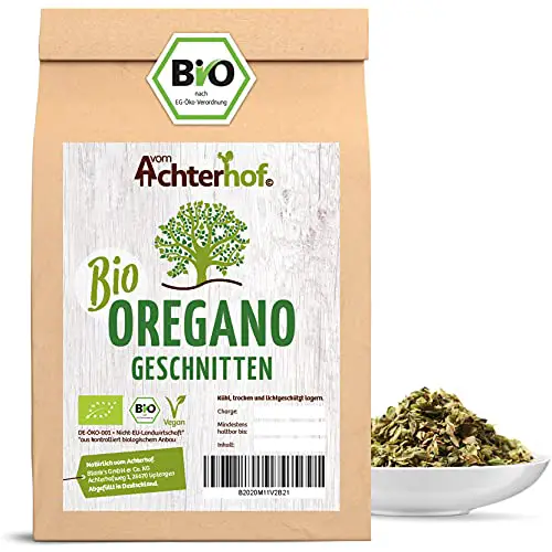 Oregano Bio (250g) | getrocknet und fein gerebelt | Organic Wild Marjoram | Bio-Qualität | vom Achterhof