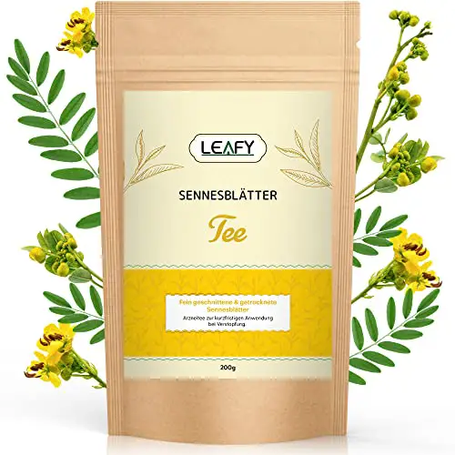Senna Tee- Abführmittel | 200g |Geschnittene und gereinigte Sennes Blätter| Senna Tee natürliches Abführmittel | Senna Leaf tea